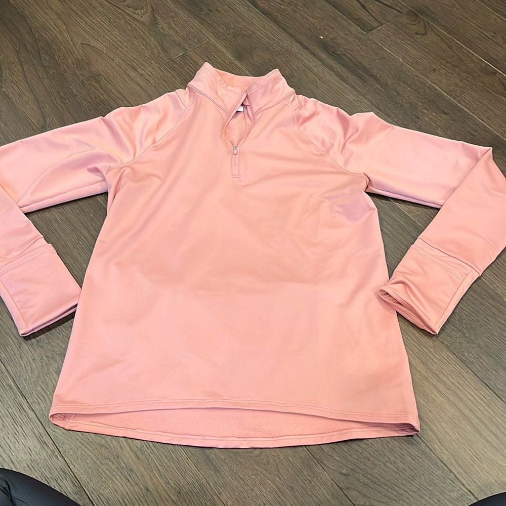 Athleta Whistler Half Zip Small Pink